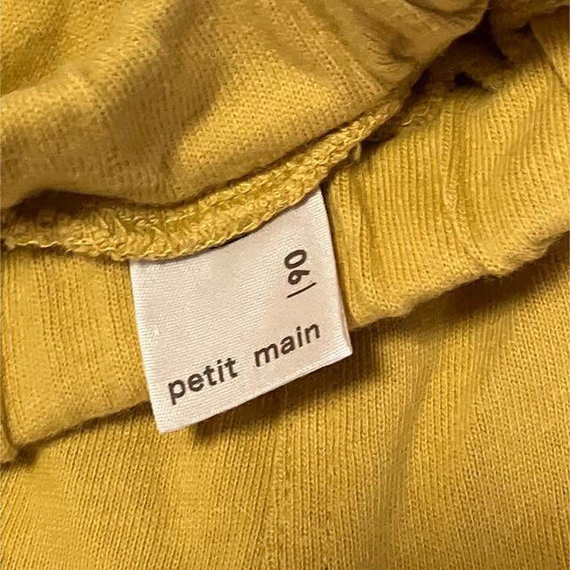 petit main(プティマイン)のpetit main マスタードカラー　ハーフパンツ キッズ/ベビー/マタニティのキッズ服男の子用(90cm~)(パンツ/スパッツ)の商品写真