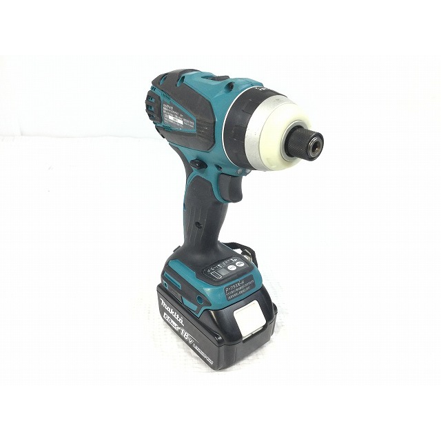 ☆比較的綺麗☆makita マキタ 18V 充電式4モードインパクトドライバ TP141D バッテリー1個(6.0Ah) 充電器 ケース付 72127