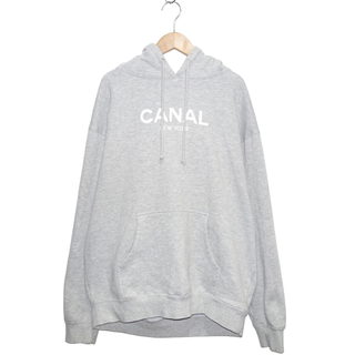 CANAL NEW YORK LOGO HOODIE GRAY(パーカー)