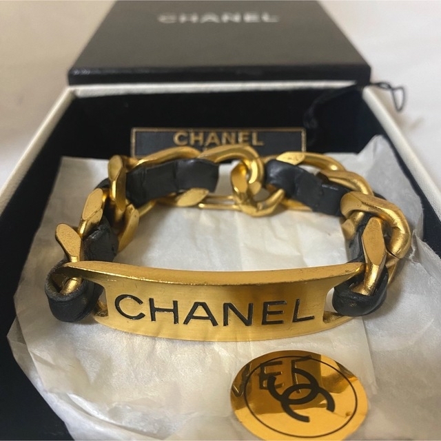 超レア品　CHANEL シャネル　ヴィンテージ　ゴールド　ブレスレット