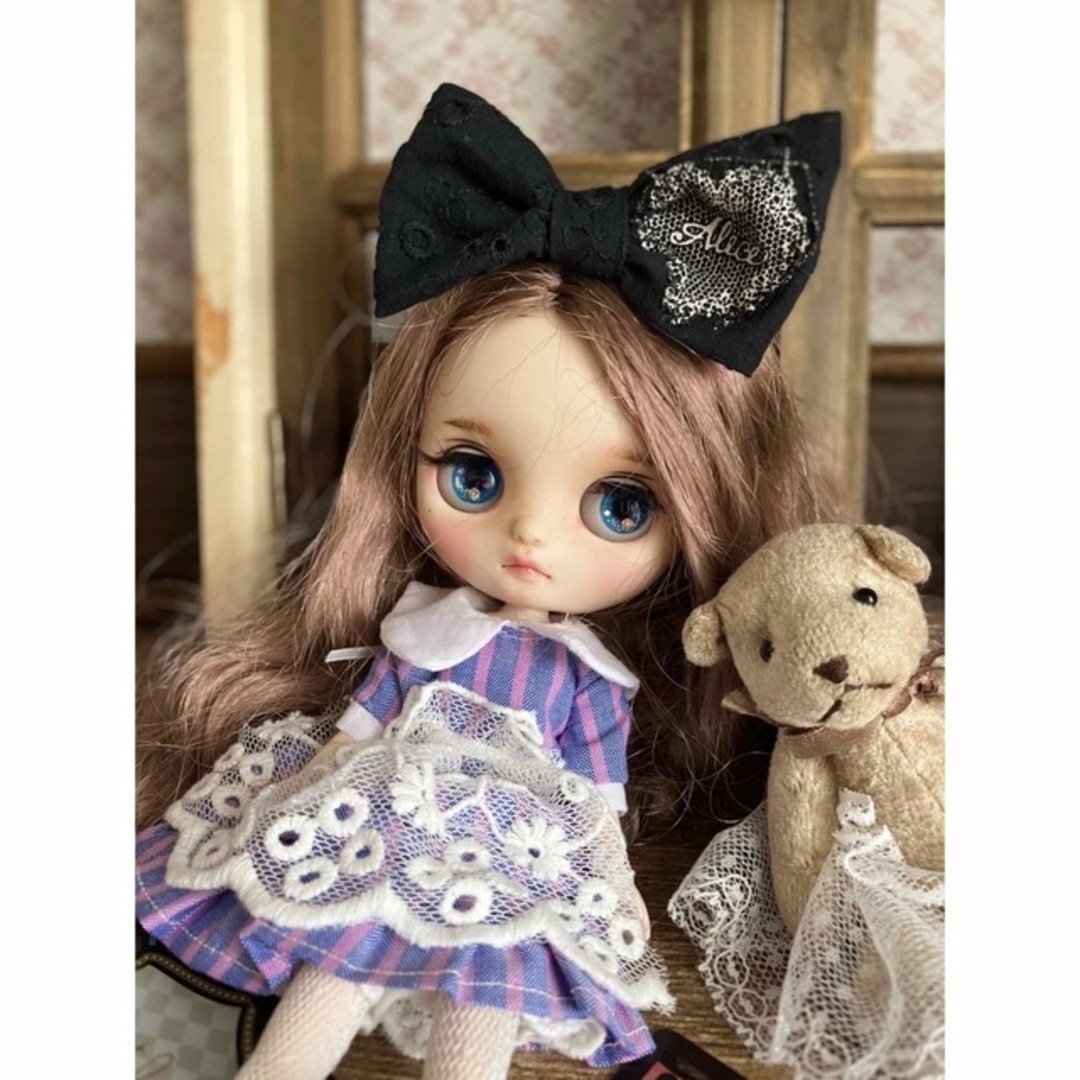 ミディブライスアウトフィット〉不思議・・可愛い猫とリボン♪お洋服