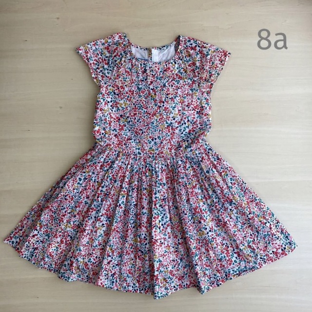 jacadi ワンピース リバティ 8A 128cmキッズ服女の子用(90cm~)