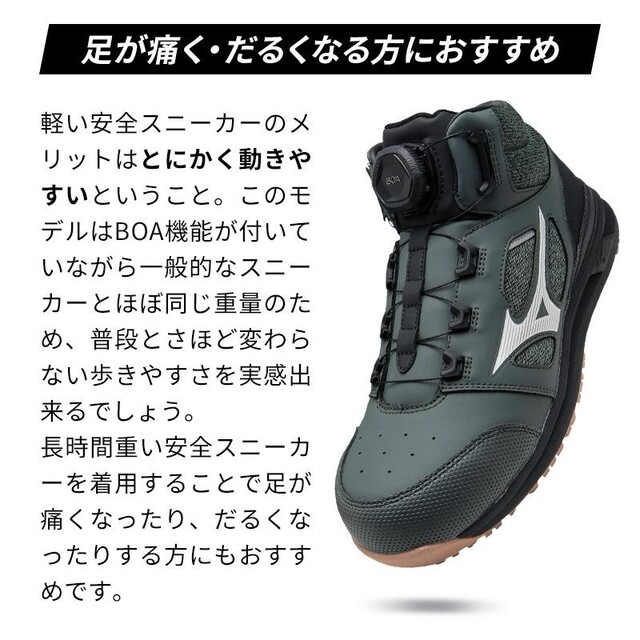 ミズノ MIZUNO 安全靴 安全スニーカー F1GA2203