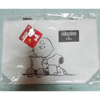 ピーナッツ(PEANUTS)のお値下げしました😊SNOOPY。お弁当入れ。トートバッグ。グレー(トートバッグ)