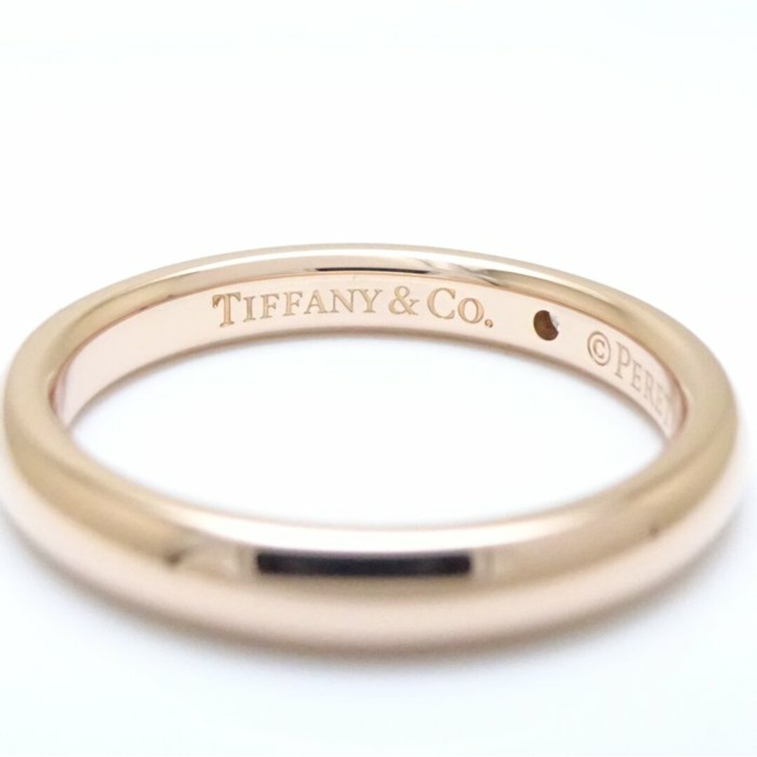 ティファニー TIFFANY&Co. スタッキングバンド リング 指輪 9号 1Pダイヤモンド K18PG ピンクゴールド / 199586【BJ】 6