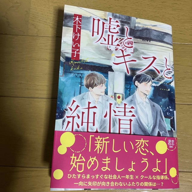 嘘とキスと純情〈木下けい子〉 エンタメ/ホビーの漫画(ボーイズラブ(BL))の商品写真