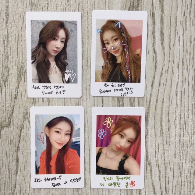 ITZY - itzy チェリョン no bad days チェキ風 トレカ コンプ セットの