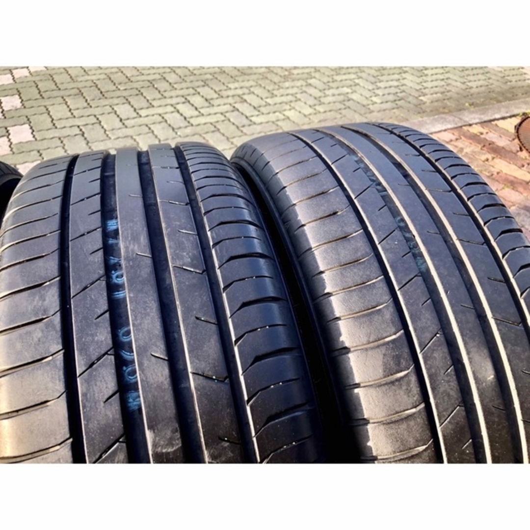 ① 235/50R19 レイズ ヴォウジェ 美品 深溝 国産 タイヤ 19インチ 8