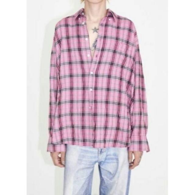 our legacy アワーレガシー borrowed shirts ローズ着用 www