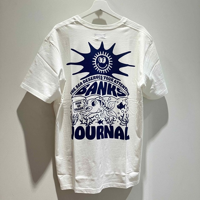 Tシャツ/カットソー(半袖/袖なし)BANKS XLサイズ ATS0882 白 WHITE シャツ 新品未使用です！