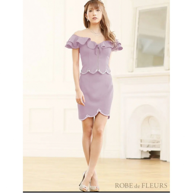 ROBE de FLEURS キャバドレス　 レディースのフォーマル/ドレス(ナイトドレス)の商品写真