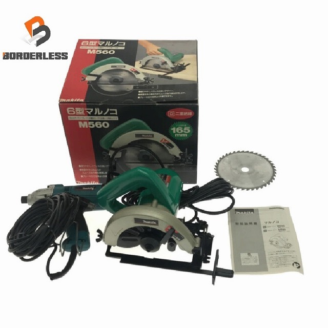 ☆比較的綺麗 2台セット☆makita マキタ マルノコ M560(美品) インパクトドライバ 6952 電動工具 DIY 71440