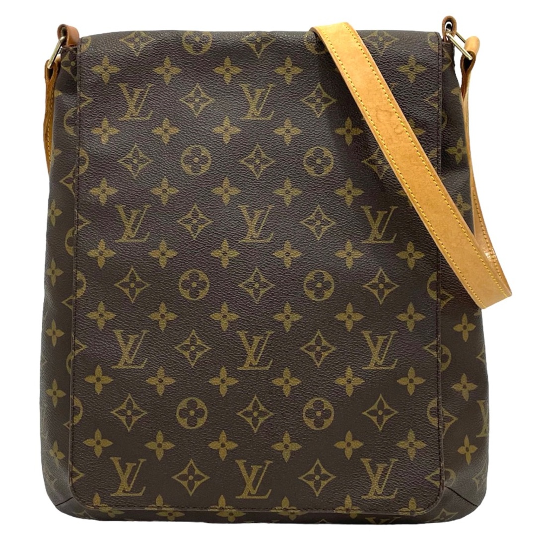 LOUISVUITTON【値下げ中】LOUIS VUITTON ルイヴィトン ショルダーバッグ モノグラム ミュゼット Musette 斜め掛け 肩掛け ブラウン 茶 鞄 かばん M51256    ゴールド金具 レディース 人気【品】