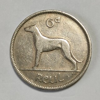 アイルランド　外国コイン　硬貨　貨幣　犬(貨幣)