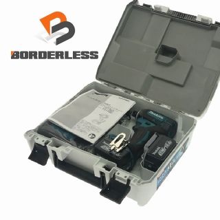 マキタ(Makita)の☆未使用品☆makita マキタ 14.4V 充電式インパクトドライバ TD138DRFXW 白/ホワイト バッテリー2個(14.4V 3.0Ah)充電器 ケース付 71286(工具)