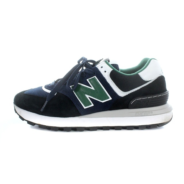 New Balance(ニューバランス)のニューバランス スニーカー スエード 28cm 紺 ネイビー 緑 メンズの靴/シューズ(スニーカー)の商品写真