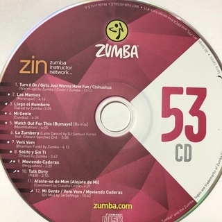 ズンバ(Zumba)のうさやま様専用♪ ズンバ　ZIN53   CD(スポーツ/フィットネス)