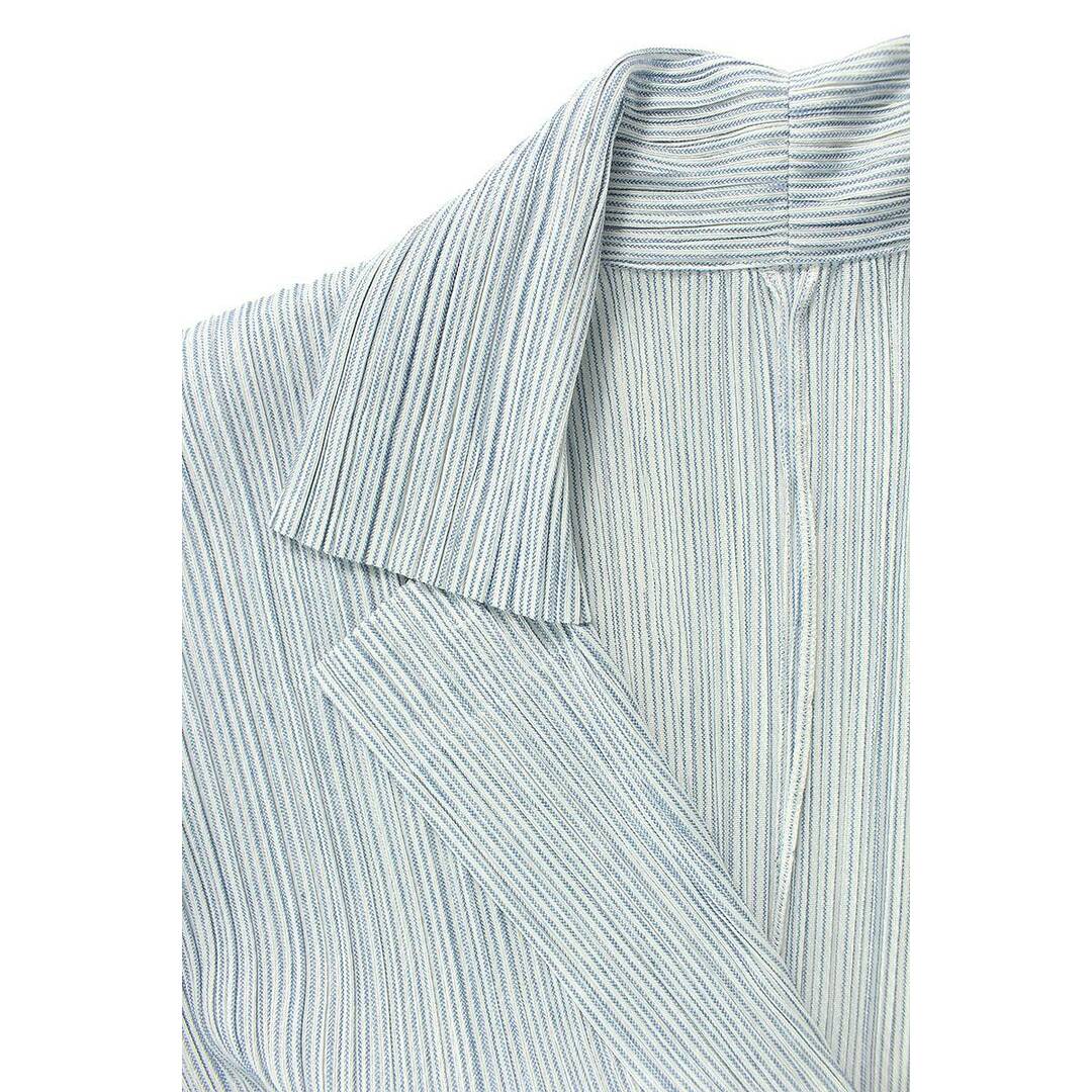 PLEATS PLEASE ISSEY MIYAKE(プリーツプリーズイッセイミヤケ)のプリーツプリーズ  PP18-JD221 ストライプ柄プリーツポンチョジャケット  レディース 3 レディースのジャケット/アウター(その他)の商品写真