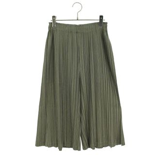 プリーツプリーズイッセイミヤケ(PLEATS PLEASE ISSEY MIYAKE)のプリーツプリーズ  PP08-JF421 プリーツクロップドロングパンツ  レディース 3(その他)