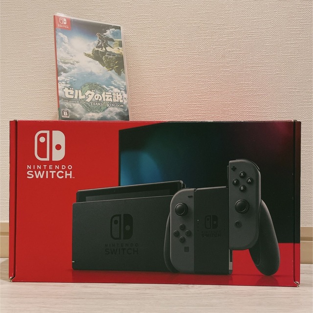 Nintendo Switch(ニンテンドースイッチ)のNintendo Switch 本体 + ゼルダの伝説ティアーズオブザキングダム エンタメ/ホビーのゲームソフト/ゲーム機本体(家庭用ゲームソフト)の商品写真
