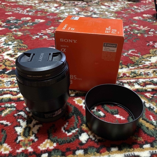 SONY FE 85mm F1.8 プロテクターフィルター付き