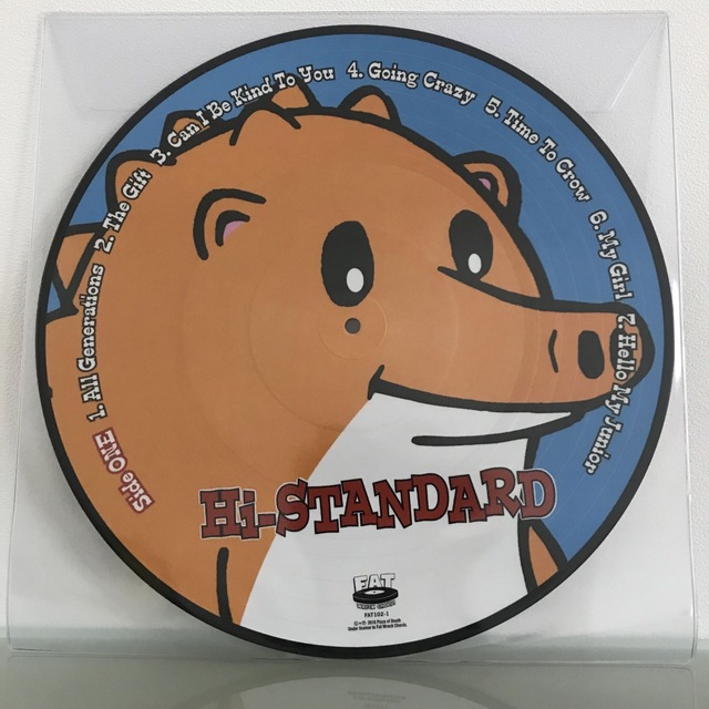 エンタメ/ホビーHi-STANDARD The Gift ピクチャー レコード 極少数限定盤