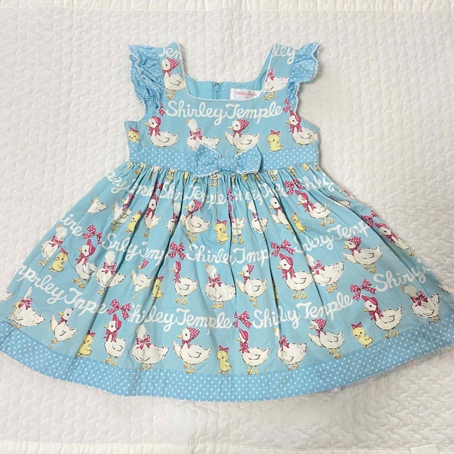 Shirley Temple - シャーリーテンプル アヒルプリントワンピース 110 ... シャーリーテンプル アヒルちゃんワンピース110