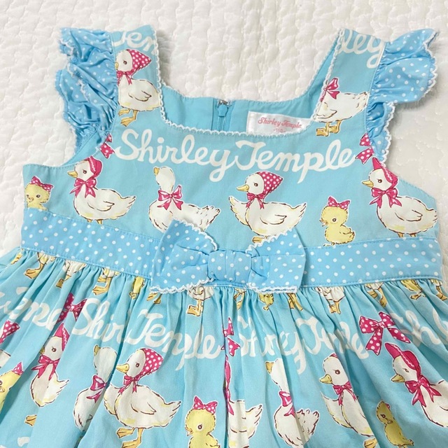 Shirley Temple - シャーリーテンプル アヒルプリントワンピース 110 ... シャーリーテンプル アヒルちゃんワンピース110