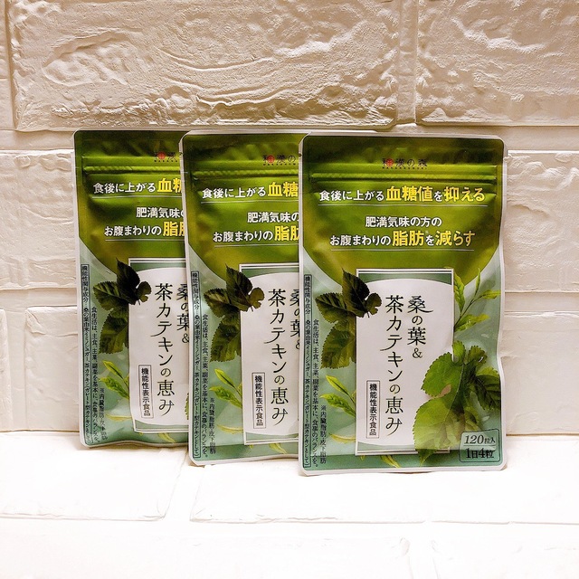 和漢の森 桑の葉&茶カテキンの恵み  120粒入×3袋