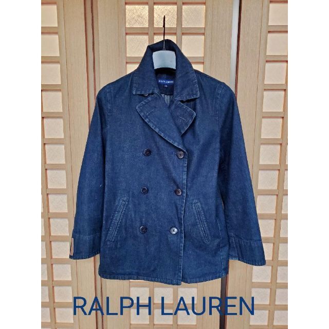 POLO RALPH LAUREN(ポロラルフローレン)のラルフローレン デニムピーコート　140cm レディースのジャケット/アウター(ピーコート)の商品写真