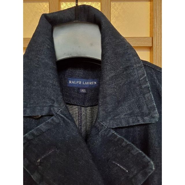 POLO RALPH LAUREN(ポロラルフローレン)のラルフローレン デニムピーコート　140cm レディースのジャケット/アウター(ピーコート)の商品写真