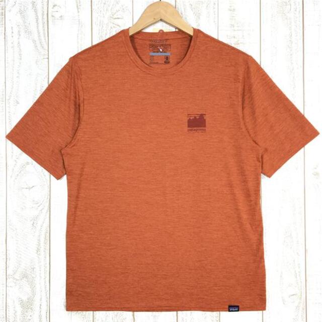 MENs S  パタゴニア キャプリーン クール デイリー グラフィック シャツ Cap Cool Daily Graphic Shirt Tシャツ PATAGONIA 45235 AIRX オレンジ系