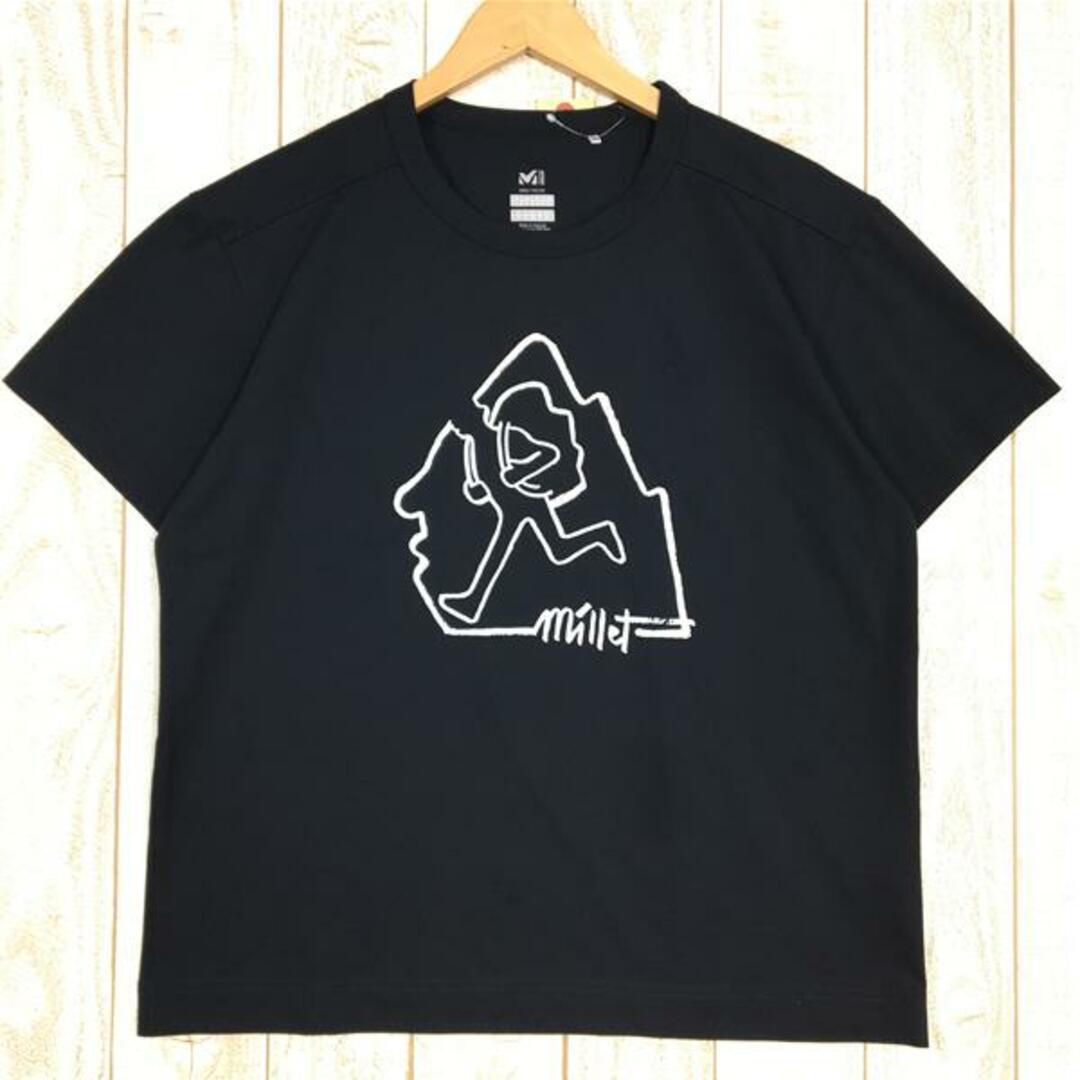 MILLET(ミレー)のMENs S  ミレー バックパッカー プリント Tシャツ MILLET MIV01719 ブラック系 メンズのメンズ その他(その他)の商品写真