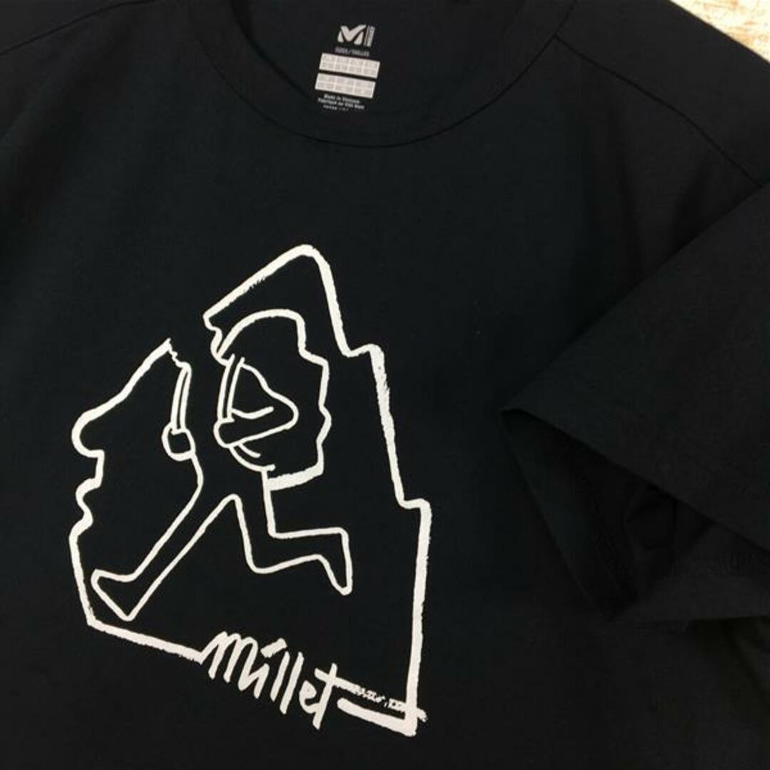 MILLET(ミレー)のMENs S  ミレー バックパッカー プリント Tシャツ MILLET MIV01719 ブラック系 メンズのメンズ その他(その他)の商品写真