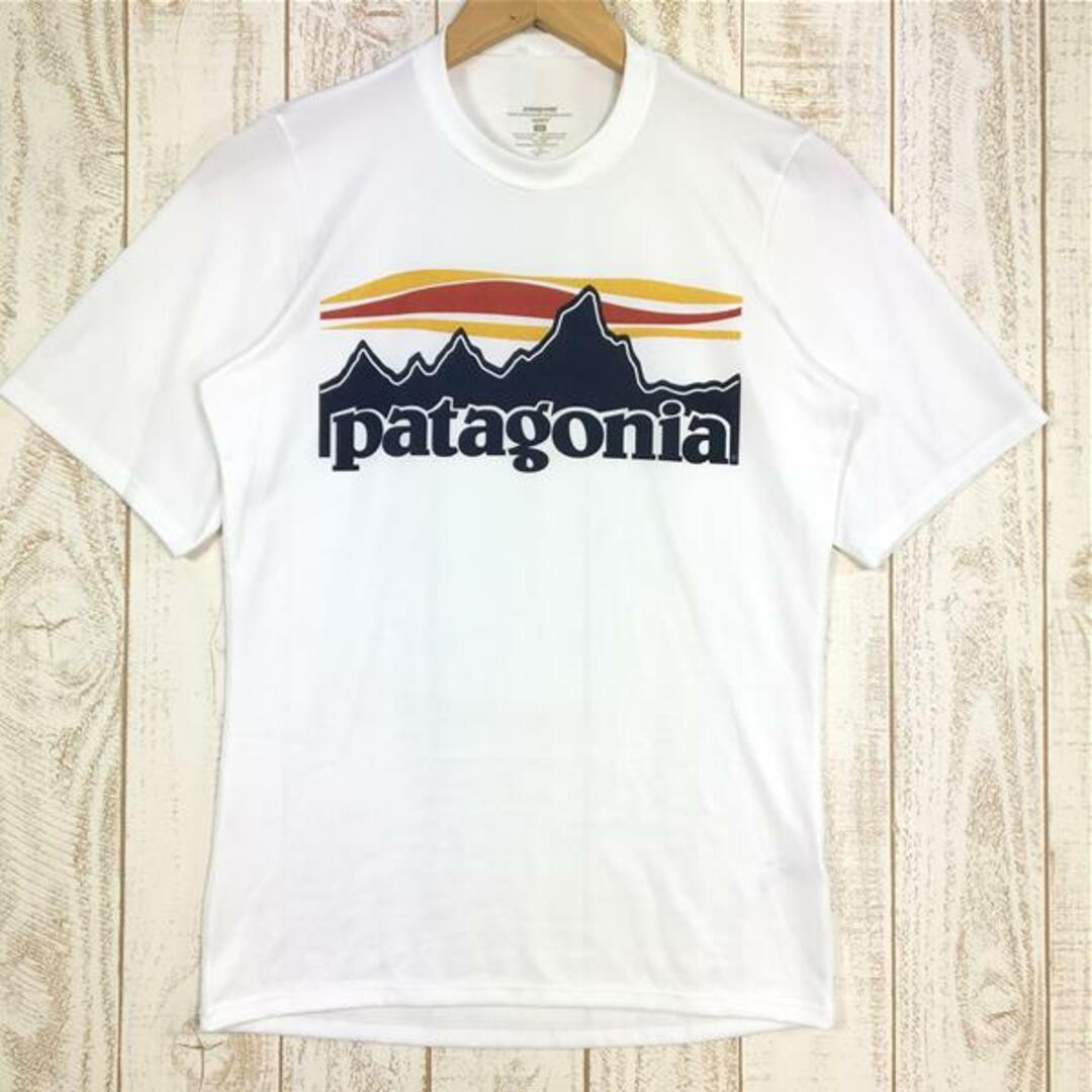 MENs XS  パタゴニア キャプリーン1 シルクウェイト グラフィック Tシャツ PATAGONIA 45320 WHT White ホワイト系