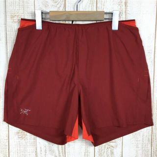 アークテリクス(ARC'TERYX)のMENs S  アークテリクス ソレウス ショーツ Soleus Short ランニング パンツ ARCTERYX 13633 Oxblood レッド系(その他)