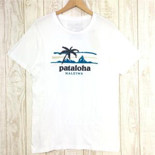 パタゴニア(patagonia)のMENs M  パタゴニア ハレイワ限定 パタロハ オーガニックコットン Tシャツ アメリカ製 PATAGONIA ホワイト系(その他)