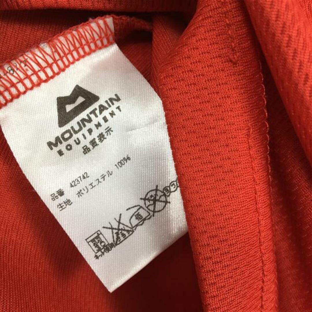 MENs S  マウンテンイクイップメント and still climbing Tee 速乾 Tシャツ MOUNTAIN EQUIPMENT 423742 レッド系 メンズのメンズ その他(その他)の商品写真