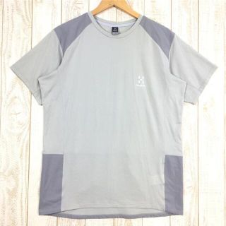 ホグロフス(Haglofs)のMENs L  ホグロフス デルタ ハイブリッド T ショートスリーブ DELTA Hybrid T SS Tシャツ ポーラテックパワードライデルタ HAGLOFS 020708 グレー系(その他)