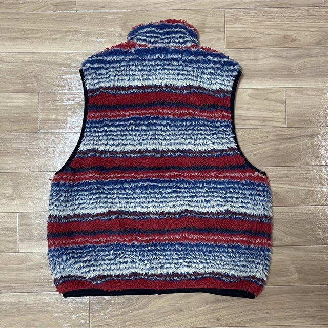 STUSSY(ステューシー)のステューシー STUSSY ベスト Striped SHERPA VEST メンズのトップス(ベスト)の商品写真