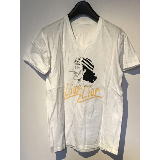 ONE PIECE(ワンピース)のワンピース VネックTシャツ ウソップ ルフィ ナミ フィギュア ゾロ サンジ メンズのトップス(Tシャツ/カットソー(半袖/袖なし))の商品写真