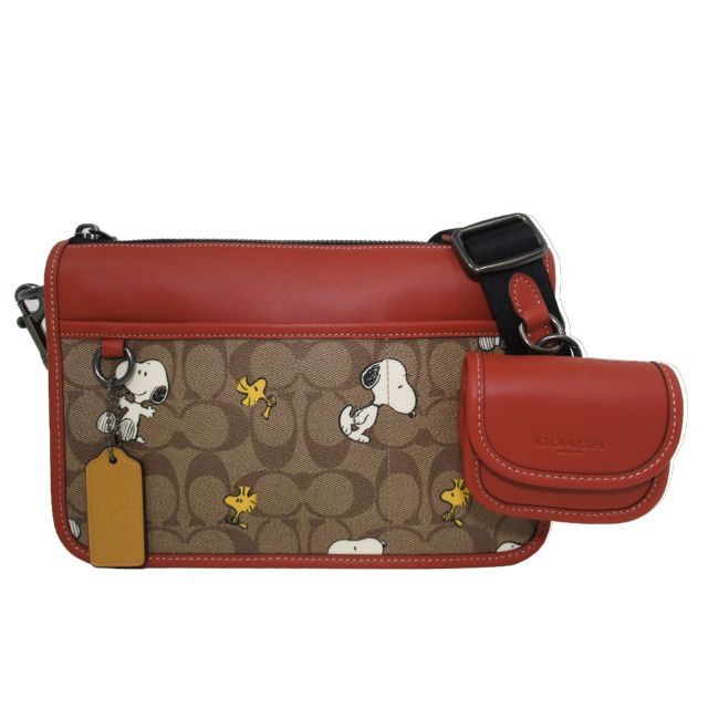 COACH - 【新品】ピーナッツ×コーチ ショルダーバッグ CE709-QBE7V 斜