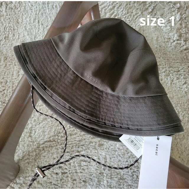 新品sacai サカイ 23ss Double Brim HAT バケットハット