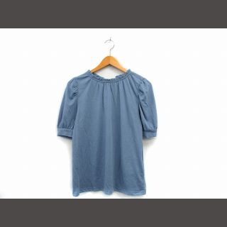 ロペピクニック(Rope' Picnic)のロペピクニック カットソー Tシャツ 半袖 フリル襟 コットン 38(カットソー(半袖/袖なし))