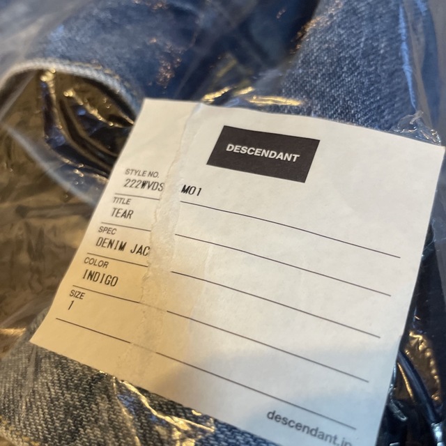 DESCENDANT - DESCENDANT TEAR DENIM JACKETの通販 by ペレ's shop