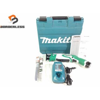 マキタ(Makita)の☆比較的綺麗☆ makita マキタ 10.8V 充電式レシプロソー JR101DWG ナチュラルグリーン バッテリ1個(10.8V 1.3Ah) 充電器 ケース付 72230(工具)