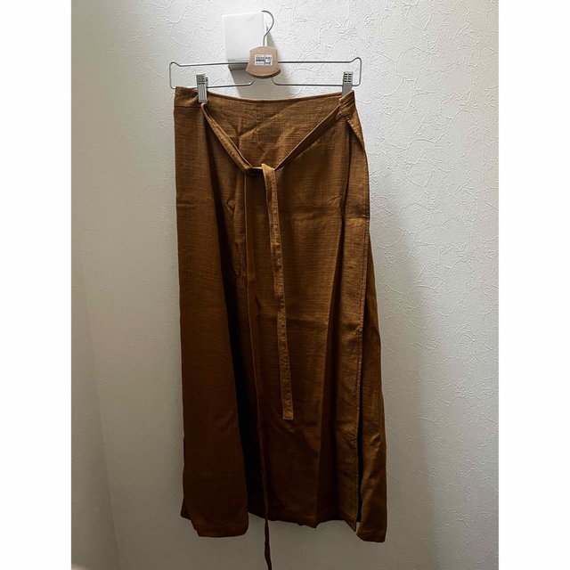 ROSE BUD(ローズバッド)のローズバットリネン巻きスカート レディースのスカート(ロングスカート)の商品写真