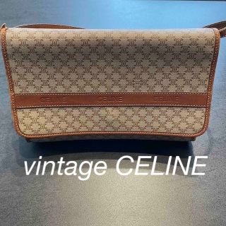 セリーヌ(CELINE)のヴィンテージ CELINE セリーヌショルダーバッグ オールドセリーヌ マカダム(ショルダーバッグ)