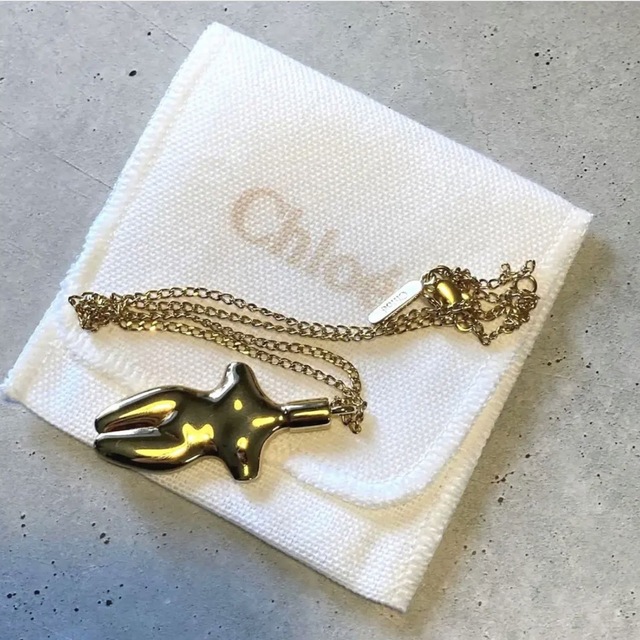 【美品】Chloe クロエ ゴールド フェミニティ ネックレス 1