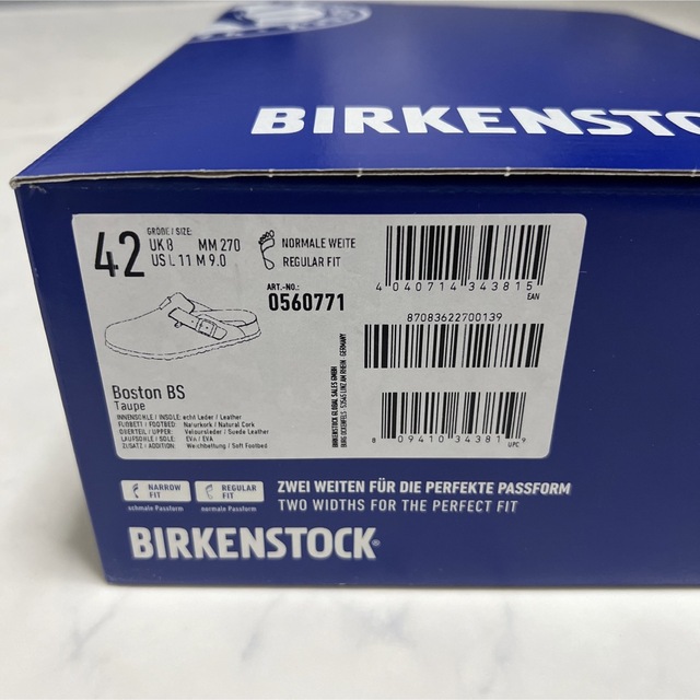 BIRKENSTOCK(ビルケンシュトック)のBIRKENSTOCK ビルケンシュトック Boston/ボストン ベージュ メンズの靴/シューズ(サンダル)の商品写真